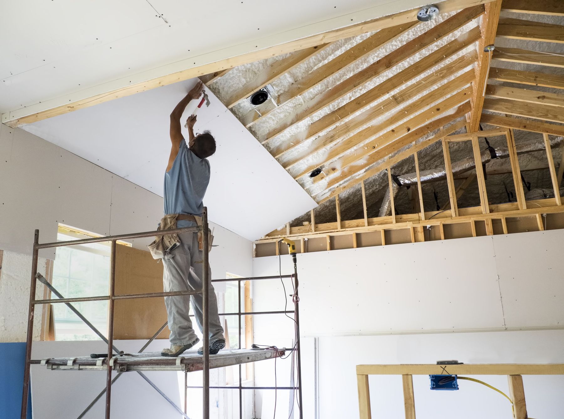 House interior under renovation